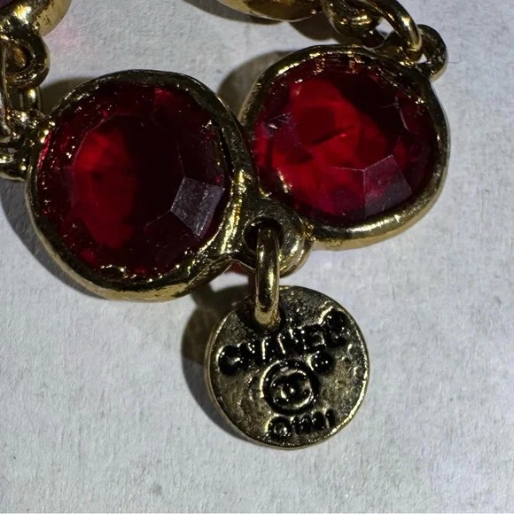 CHANEL vintage 1981 Chicklet necklace RED - Picture 5 of 13